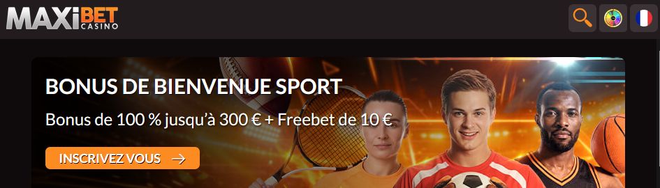 L'affiche du bonus de bienvenue